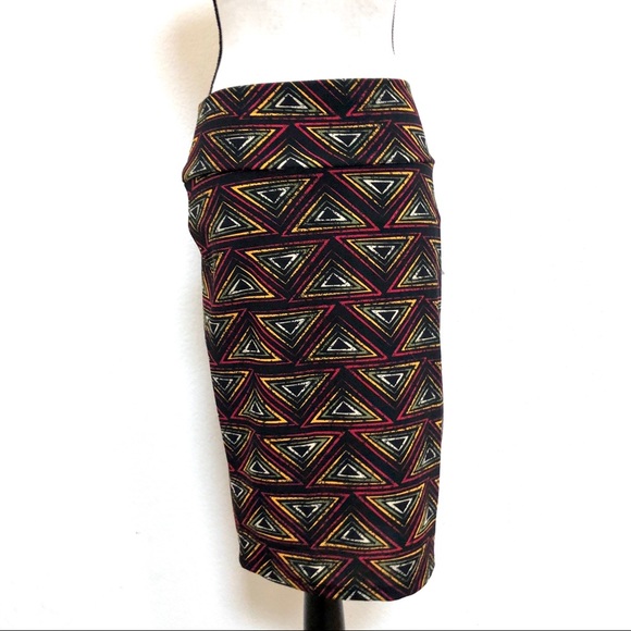 Lularoe Cassie pencil skirt Aztec Sz medium - Picture 6 of 7